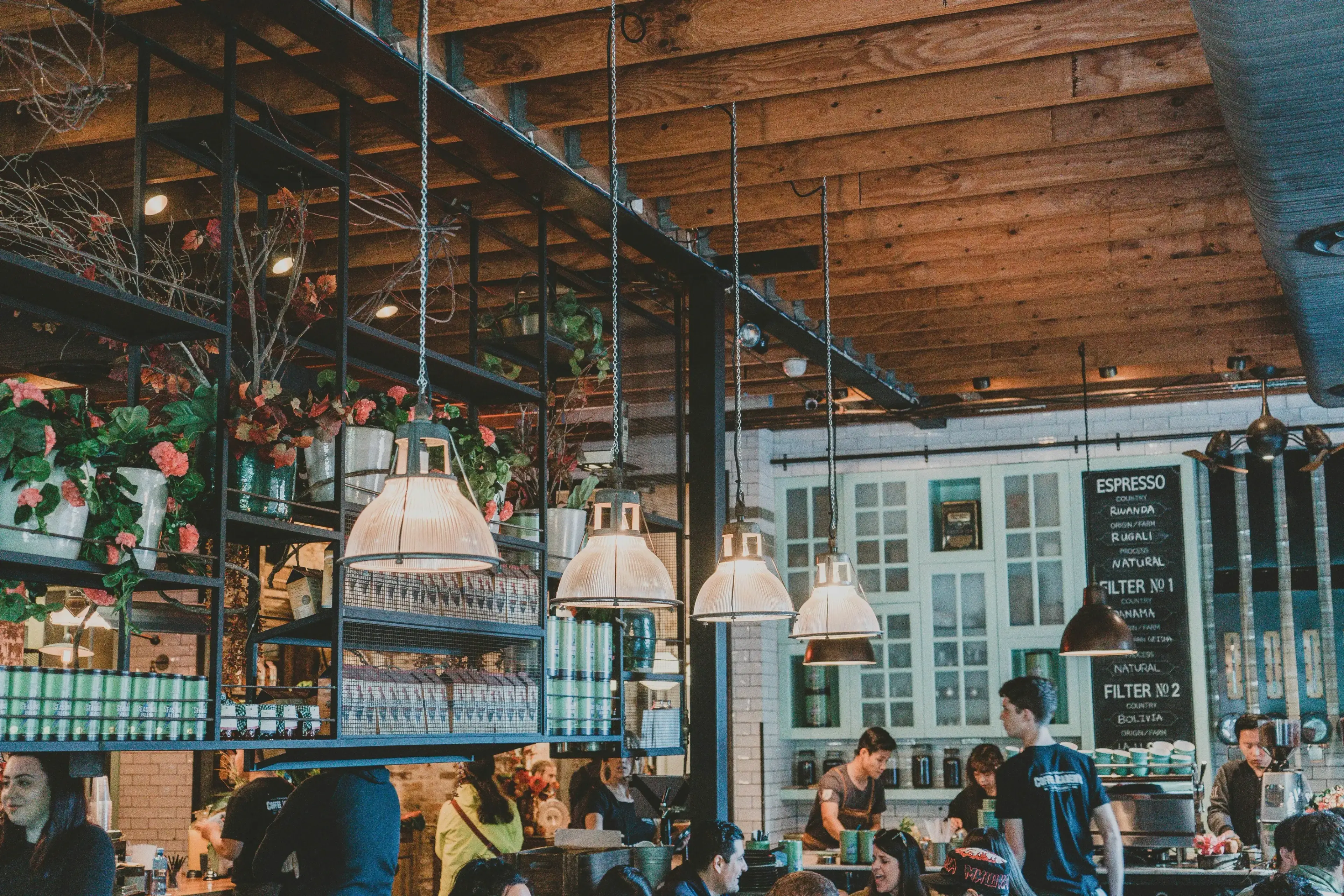 Het interieur van De Kantine Haren